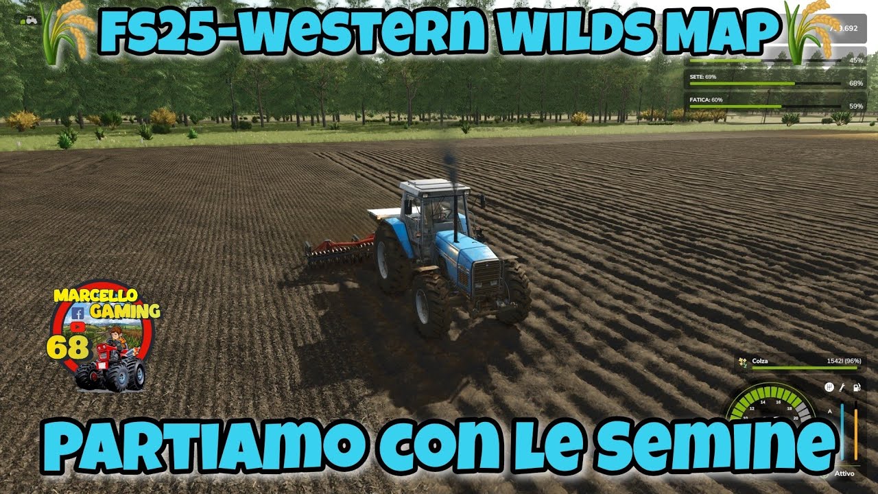 Fs25  Western Wilds Map     -Iniziamo con le Semine-         03