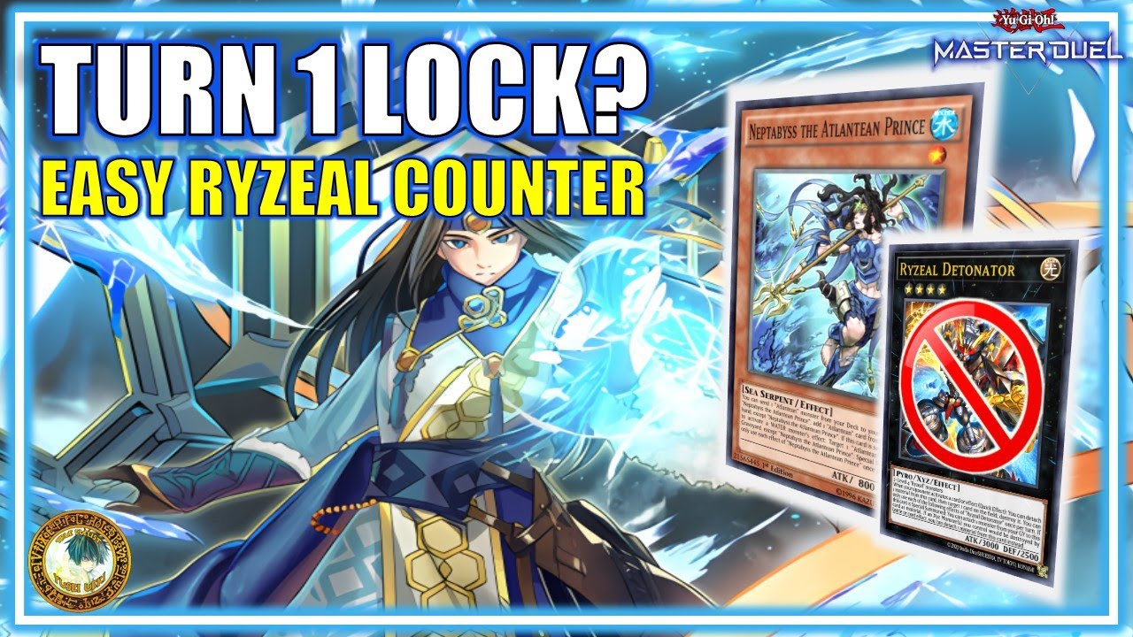 I Beat Ryzeal With THIS WATER Trick?! (Atlantean + Ice Barrier Tech) | MASTER DUEL