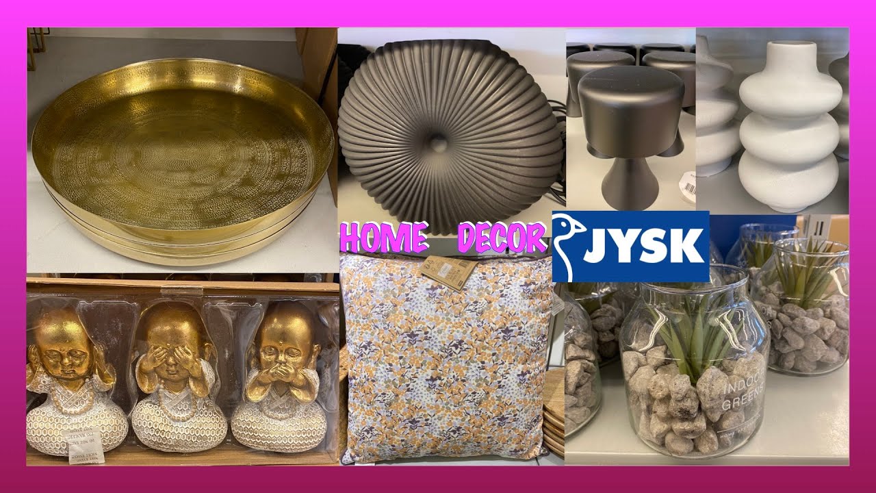 JYSK HOME DECOR  //FLOWER VASES/DECORATIVE TRAYS & MORE// *SHOP WITH ME*