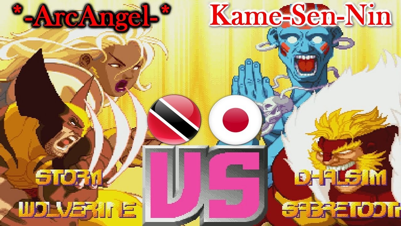 X-Men Vs. Street Fighter - *-ArcAngel-* vs Kame-Sen-Nin