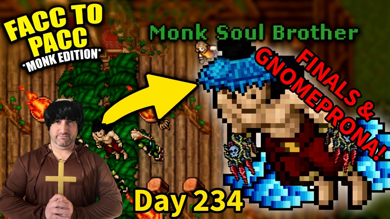 Monk Free Account to Premium Challenge Day 234 (FINALS & GNOMEPRONA!)