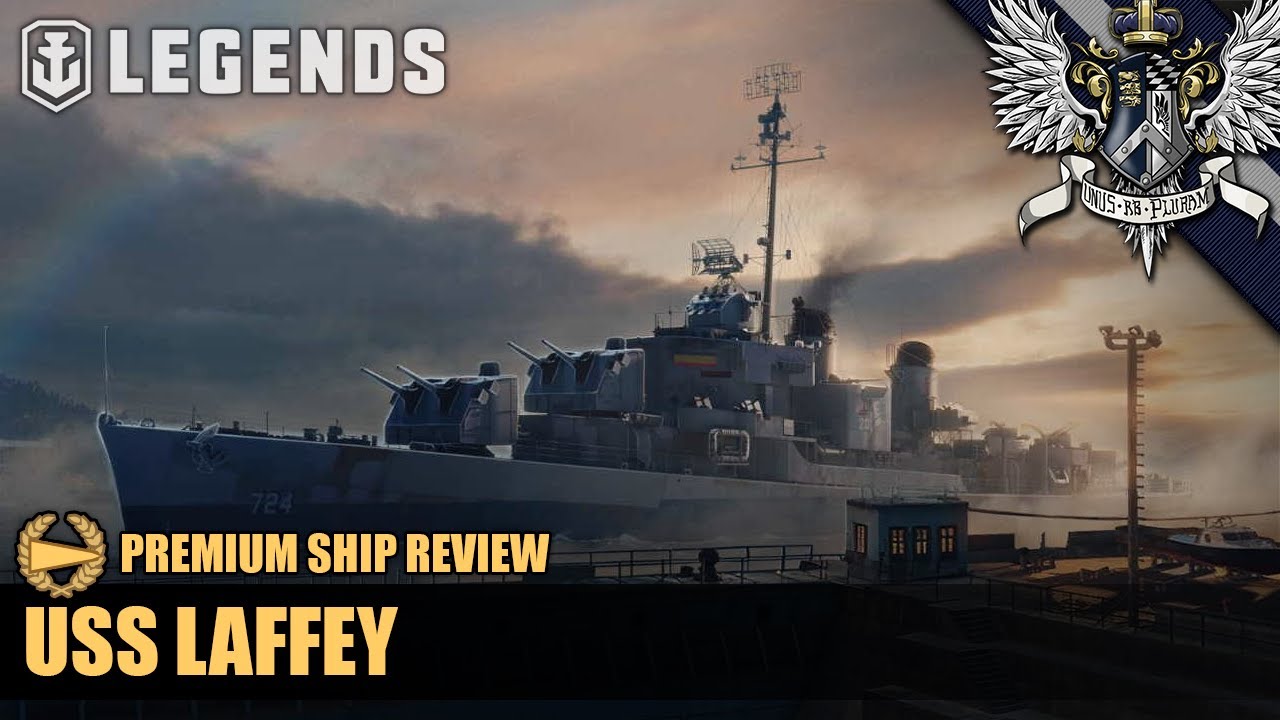 WoWS: Legends - USS Laffey - Обзор премиум-корабля