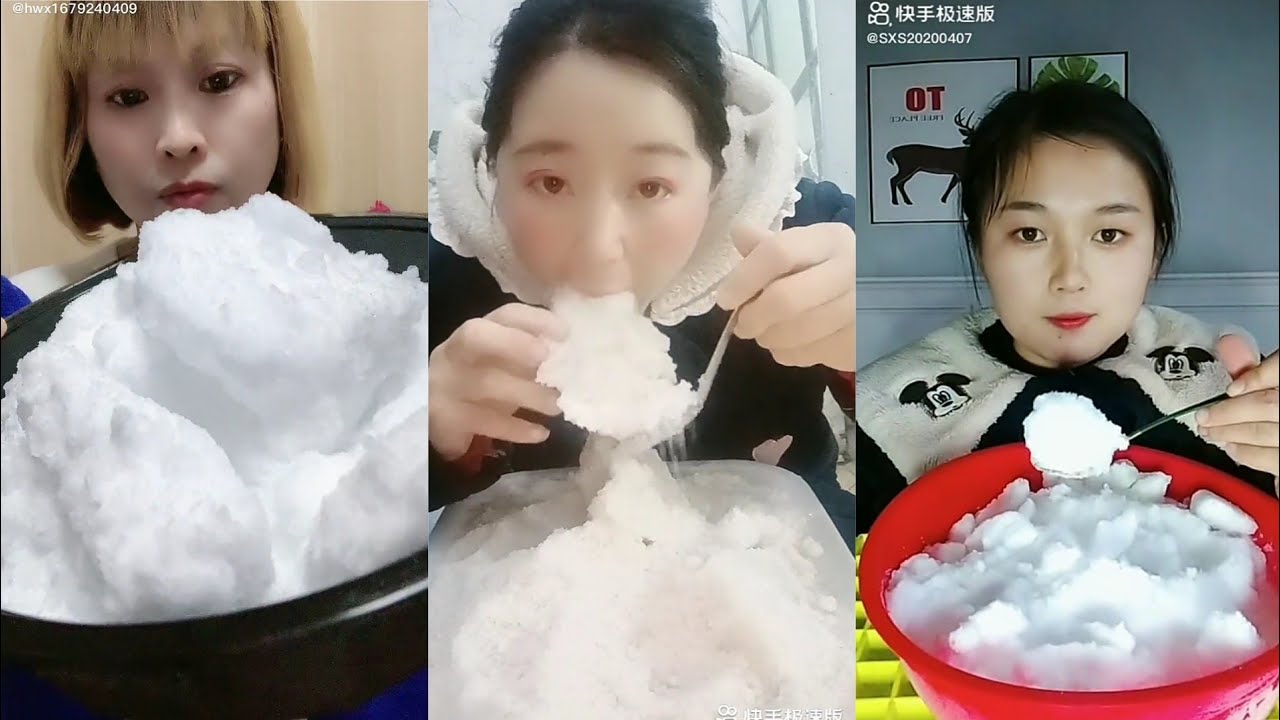 [BitesOnly] || Extreme Squeaky White Ice Bites 🤤🤤 ||