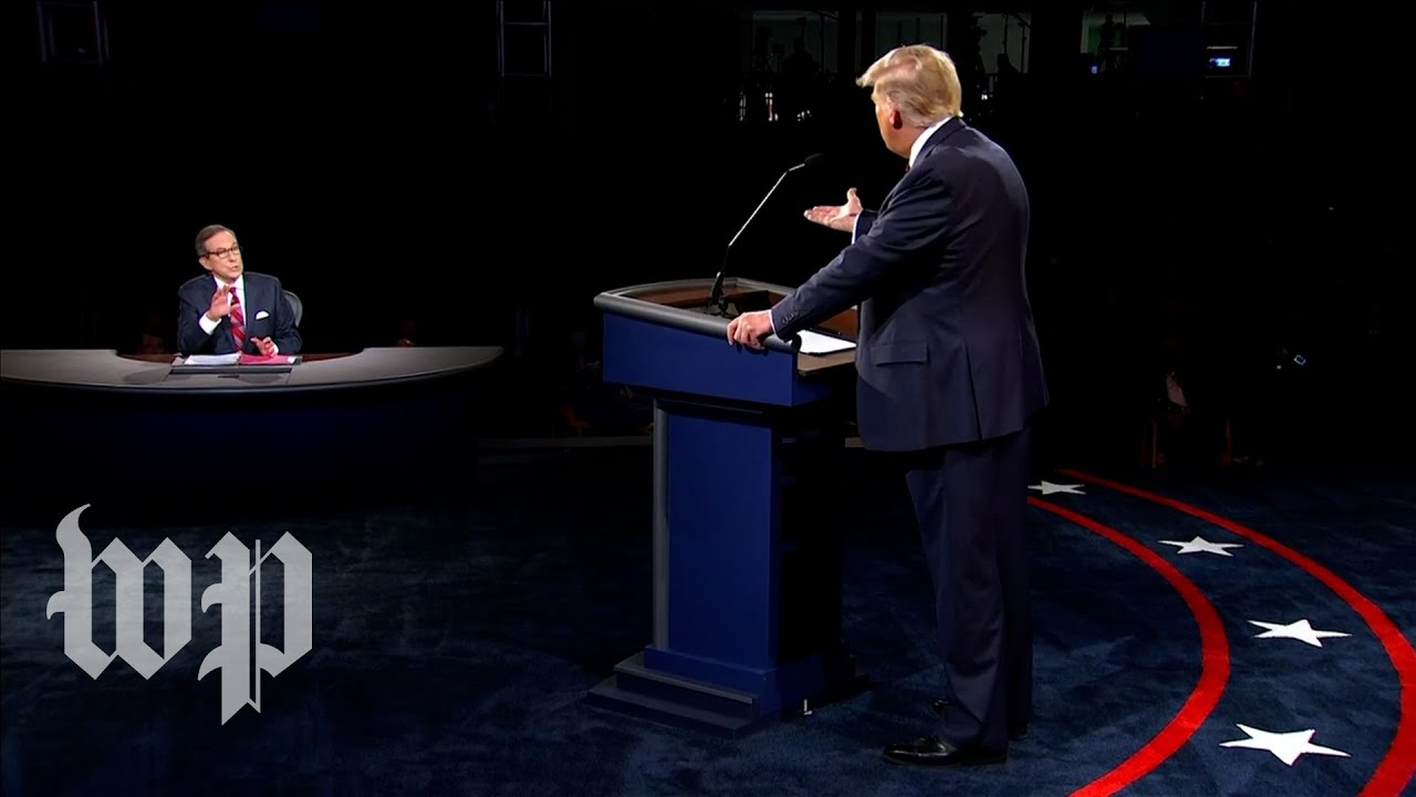 Wallace struggles to stop Trump's repeated interruptions