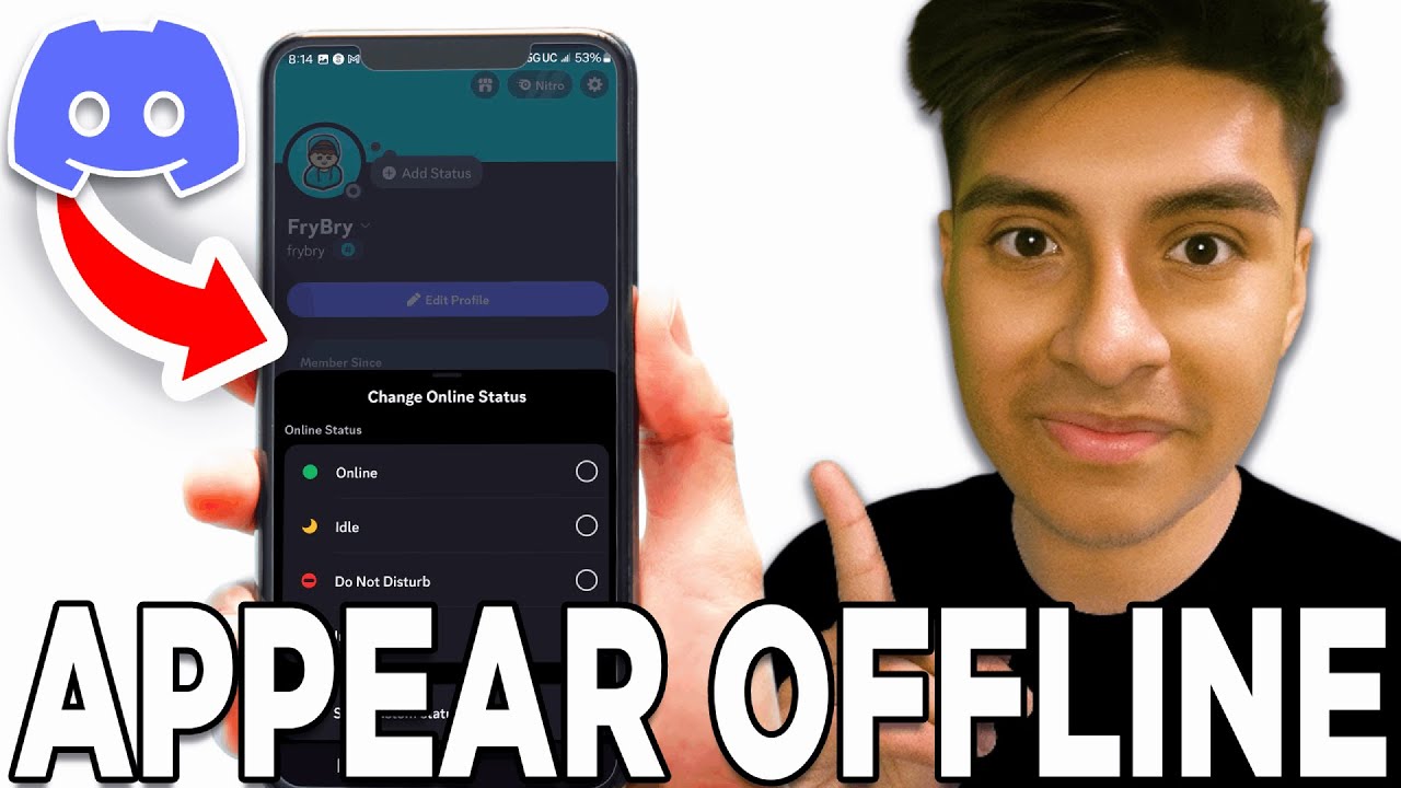 How To Appear Offline On Discord Mobile! - IOS & Android
