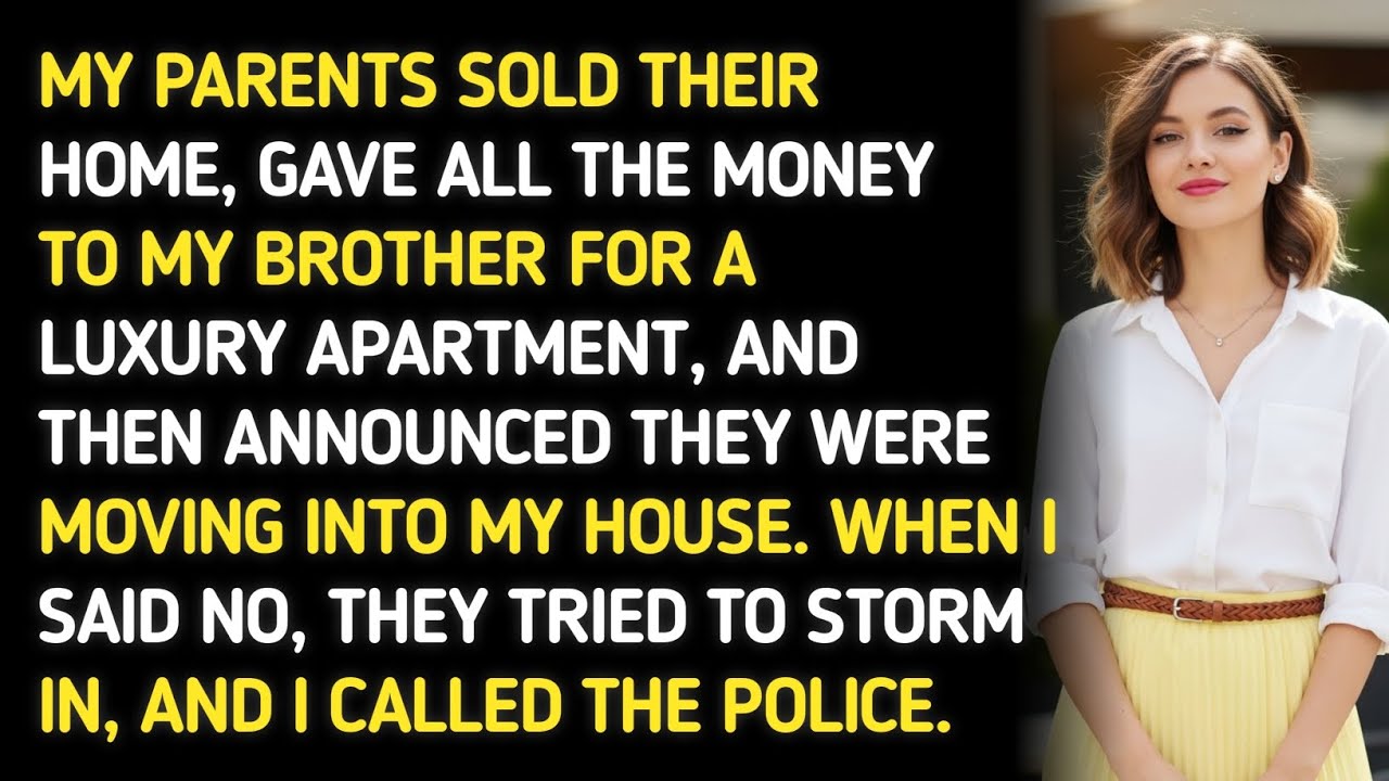 MY PARENTS SOLD THEIR HOME, GAVE ALL THE MONEY TO MY BROTHER FOR A LUXURY APARTMENT, AND THEN