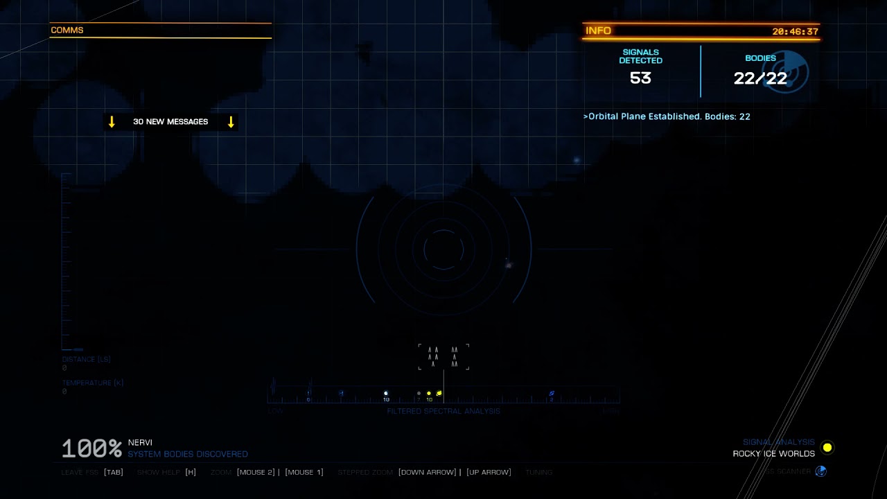 Elite Dangerous Odyssey alpha spectral analysis epilepsie trigger