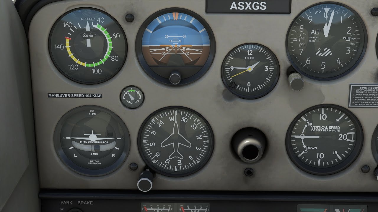 Cessna 152:  The Six Instruments