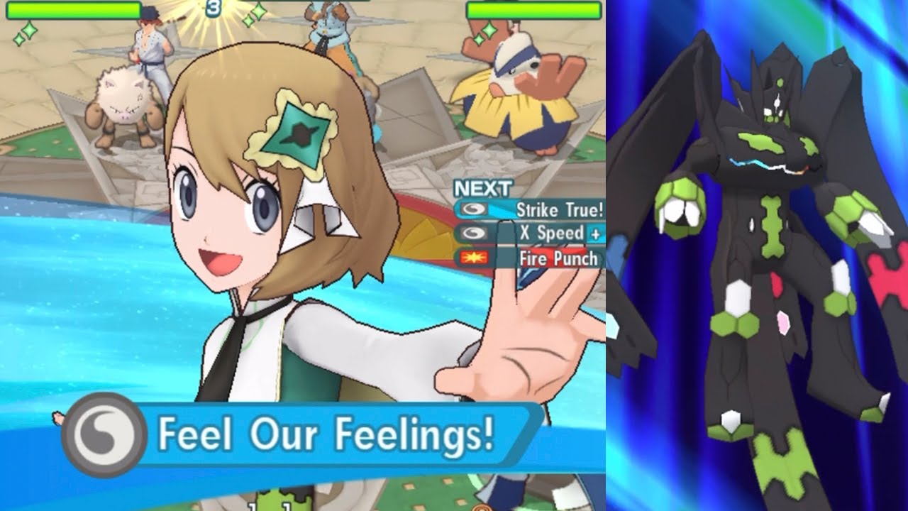 6*EX 3/5 SS Serena & Zygarde Off-Type at 2000pts Champion Stadium | Pok&eacute;mon Masters EX
