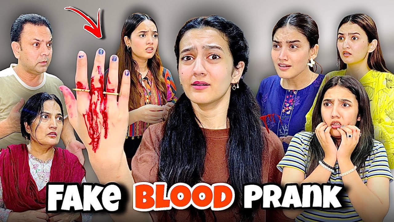 Fake Blood Prank With My Family 😱| Scariest Vlog | Rabia Faisal | Sistrology