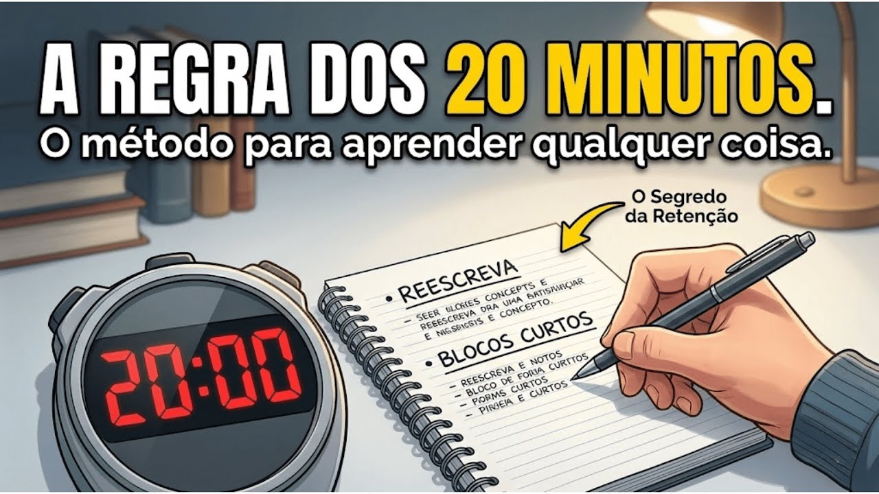 Como Estudar MENOS e Aprender MAIS: O Método Definitivo para Provas e Concursos 🧠