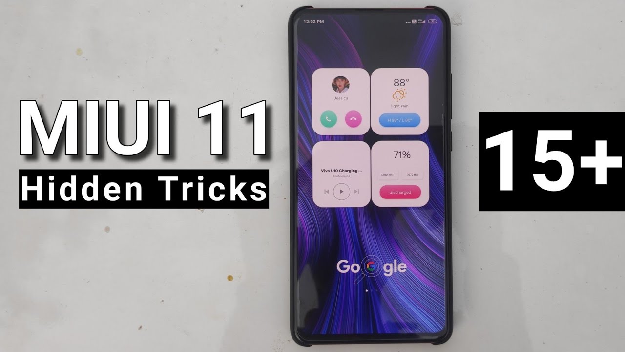 MIUI 11 15+ Hidden Tips & Tricks \ miui 11 on redmi k20 pro