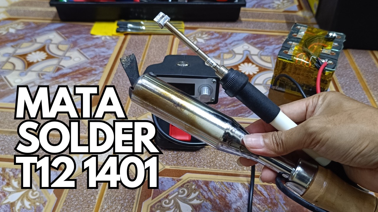 Pengalaman cobain mata solder T12 1401