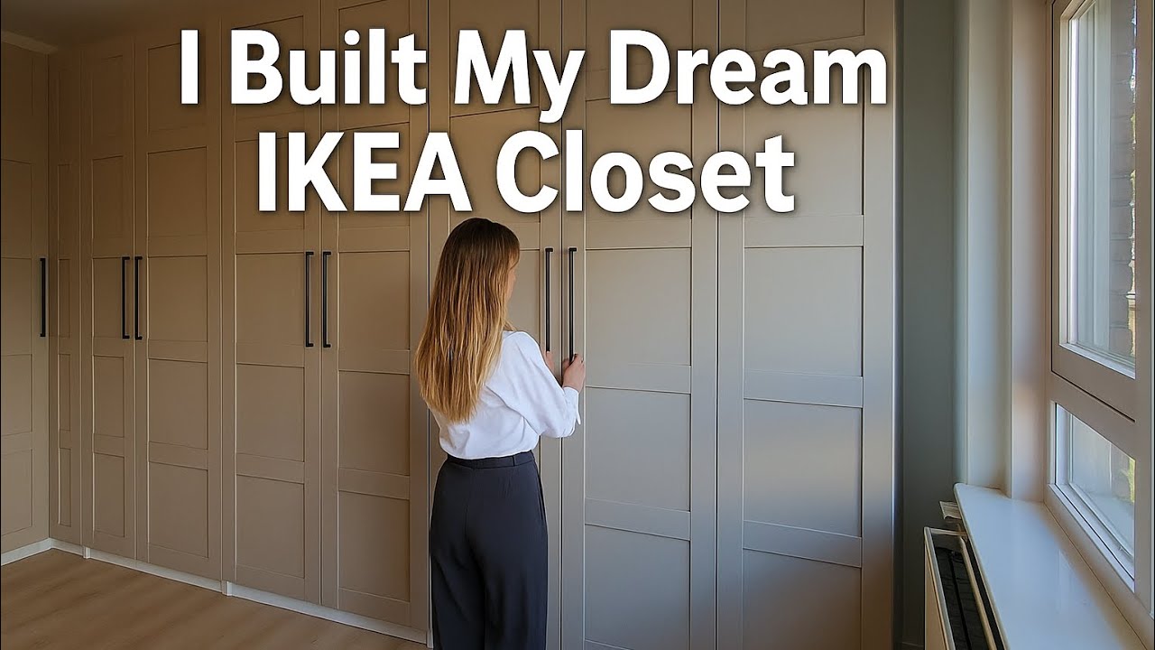 Создали лучшую гардеробную из IKEA | Преображение мечты!