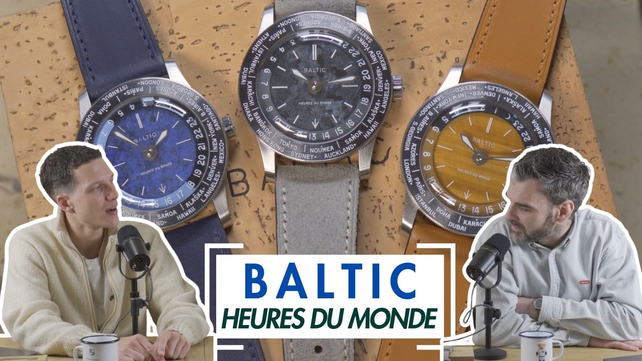#ACTU - Baltic Heures du Monde, une premi&egrave;re montre Worldtimer pour la marque fran&ccedil;aise !