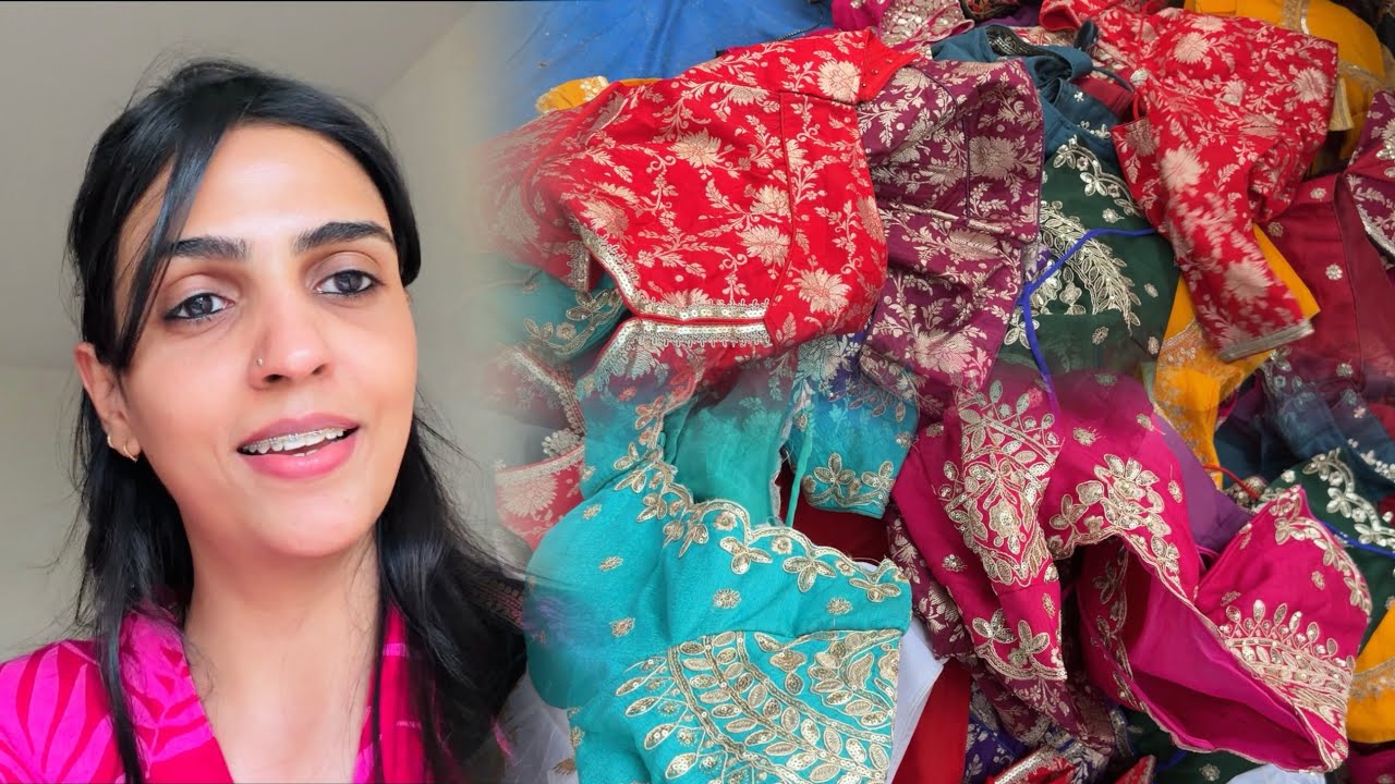 Pretty Blouses at IOC Market🥰 || Divyani Malviya Vlog ||