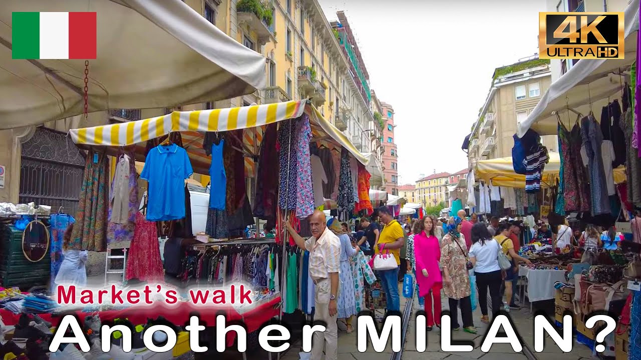 Unknown face of the fashion capital of Europe - Milan's street markets 🎉🍝