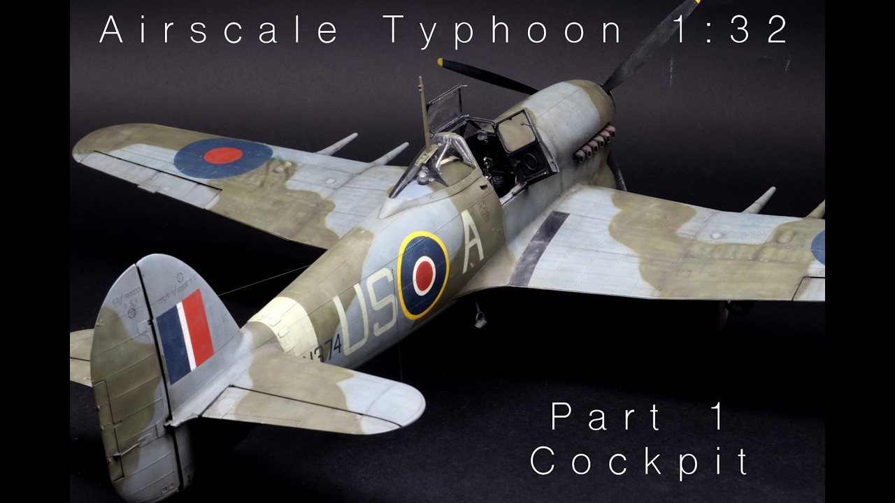 Airscale Typhoon 1:32, Часть 1, Кабина пилота