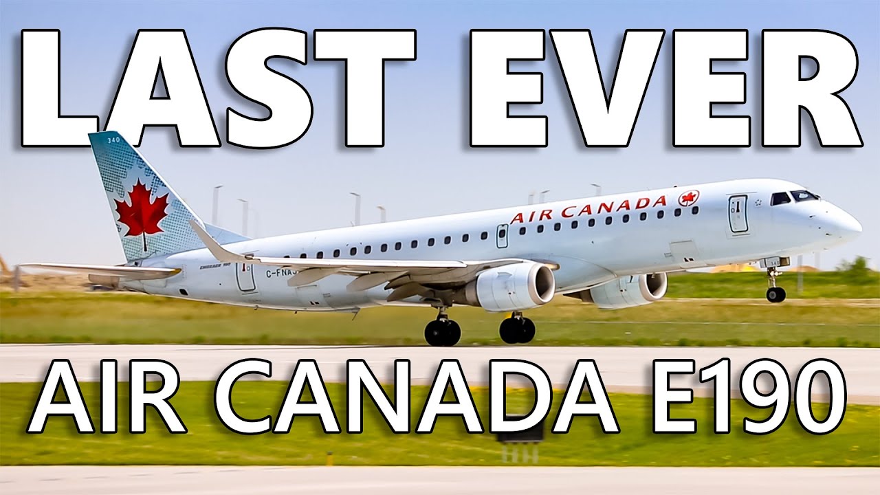 The LAST EVER Air Canada E190 Flight - Taxi and Takeoff from Calgary Airport