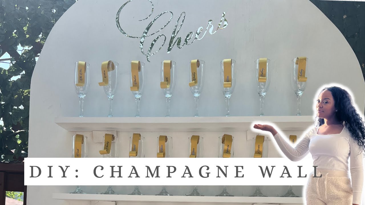 DIY Collapsible Champagne Wall Step-by-Step Tutorial