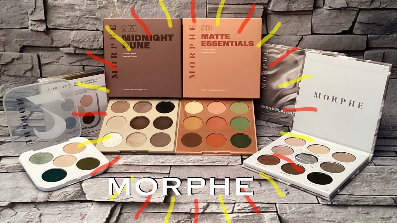 Плейлист Шопоголия. 🤑  Палетки теней брэнда MORPHE - обзор, свотчи и мнение НЕ визажиста.