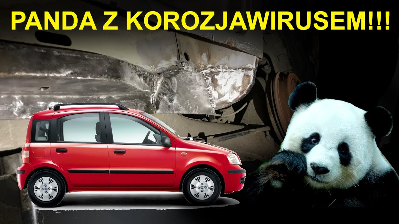 🐼PANDA ZAKAŻONA KOROZJAWIRUSEM😬 Fiat Panda - wymiana progu.