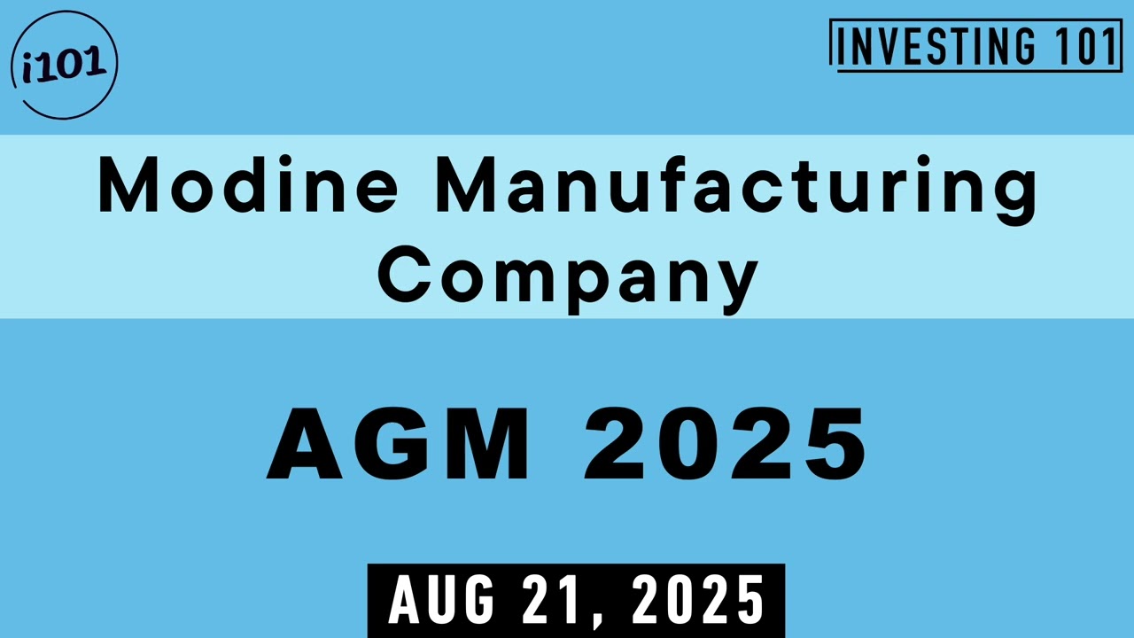 Modine Manufacturing Company AGM 2025 | Aug 21, 2025