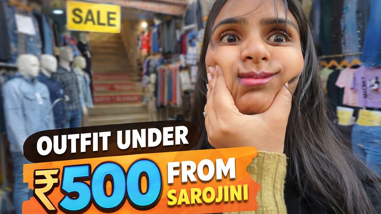 Sarojini Se ₹500 Mein Stylish Outfit?! Sach Ya Jhoot 🤯#dailyvlog #dailyroutine #viral #vlog 