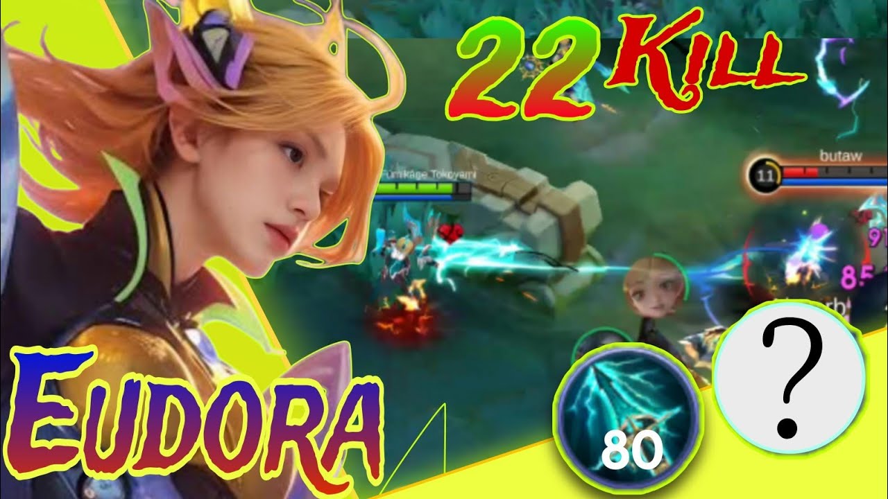 EUDORA MONSTER  BUILD l UNLI COOL DOWN SKILL + PLUS DAMAGE l #eudorabuild2024 #eudoramlbb #eudora