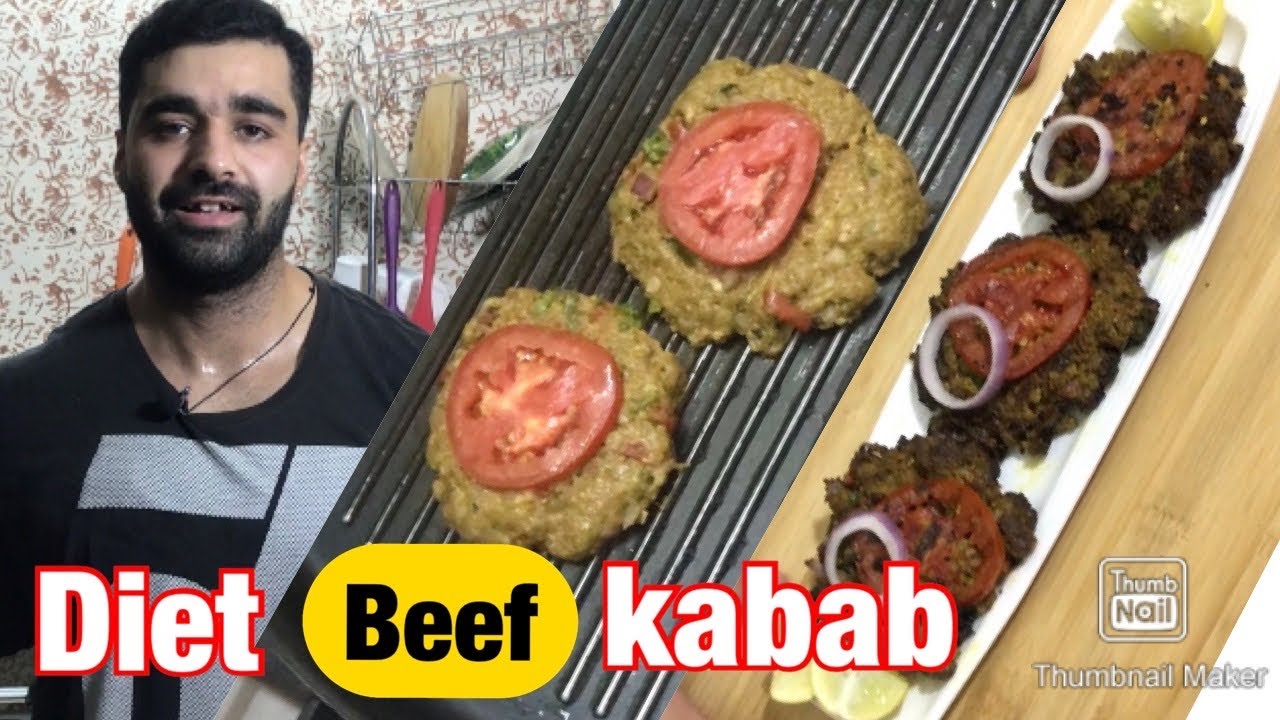 Diet Beef Kabab || Fitness with Fahad ||