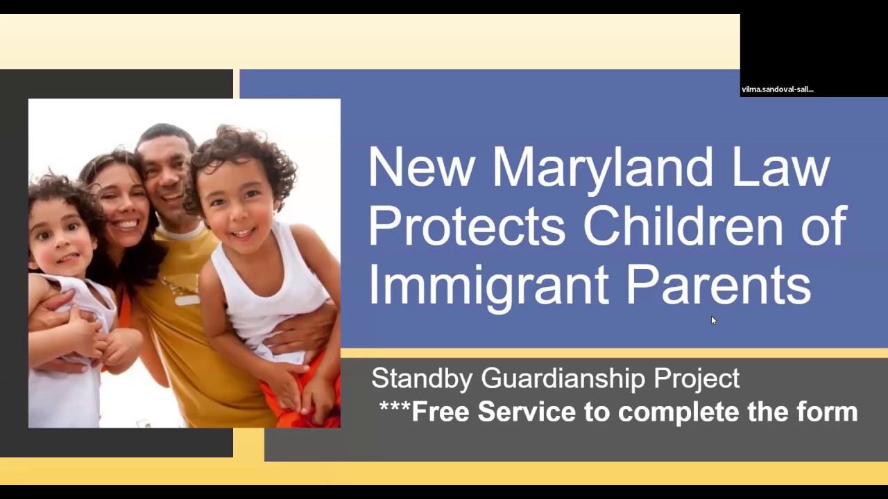 Maryland  Standby Guardianship Webinar