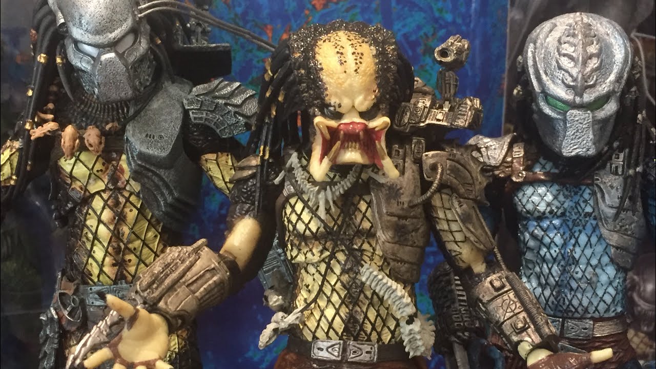 Predator 30th Anniversary Jungle Hunter Unmasked Neca Toys action figure review