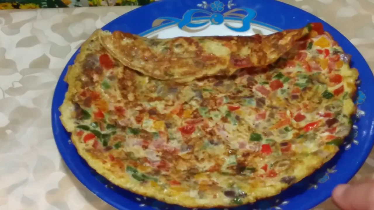 بيض أومليت  بالخضار (شكشوكه )والطعم خطير جدا🥚🍕🌮🌯