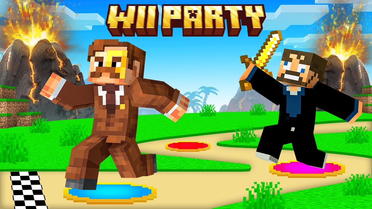 Ruining Friendships in Wii Party (Minecraft)