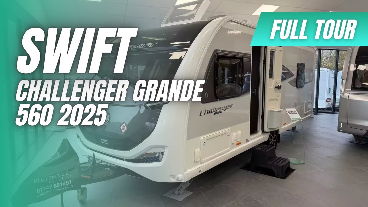 2025 Swift Challenger Grande 560 Exclusive | Full Tour | Luxury 4-Berth Caravan