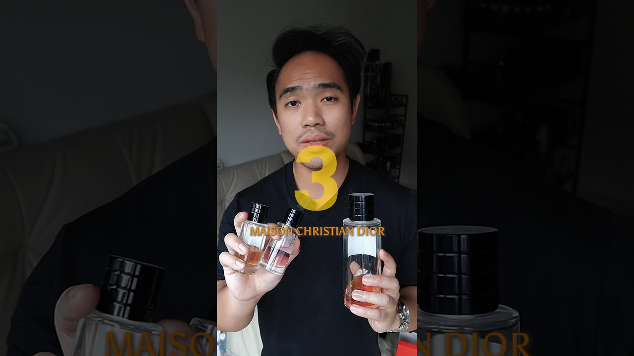 3 MUST HAVE MAISON CHRISTIAN DIOR PERFUMES 