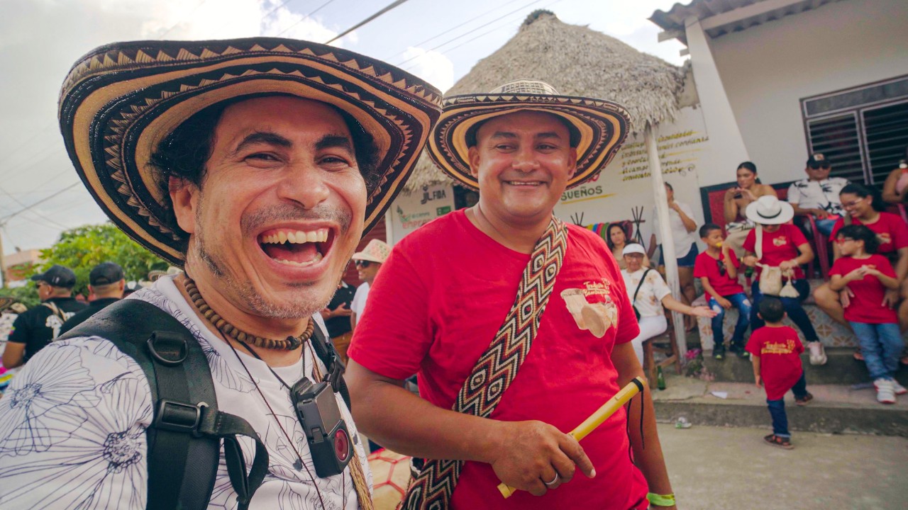 Comiendo Pava de ají en el Festival del Pito Atravesao en MORROA Sucre Colombia