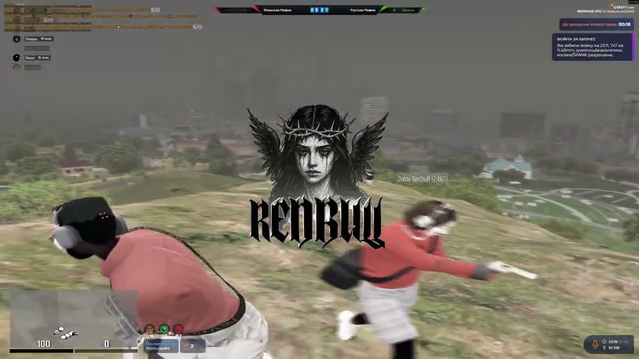 ЛАЗИТЬ ПО СТЕНАМ // REDBULL FAMQ // GTA5RP REDWOOD