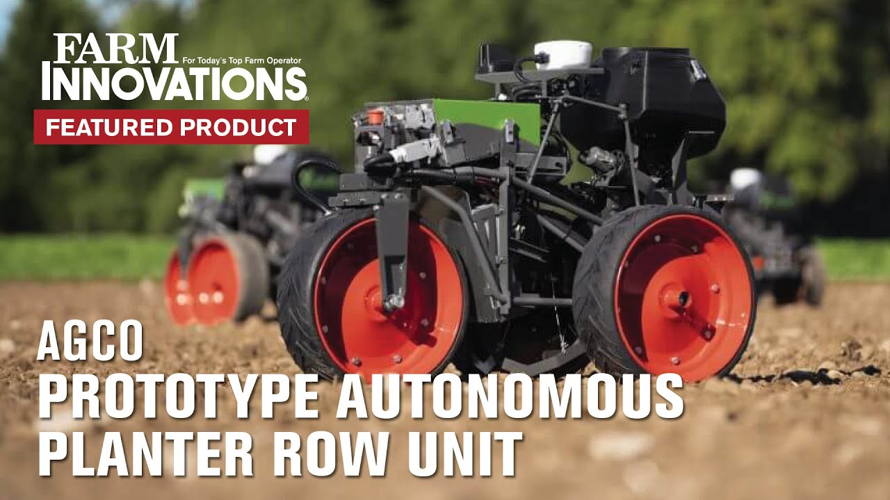A Close Look at AGCO's Prototype Autonomous Planter Row Unit