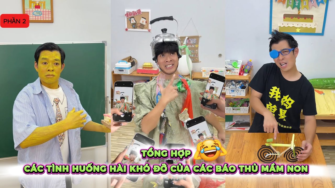 [TỔNG HỢP] Những Tình Huống Hài Khó Đỡ Của Các Báo Thủ Mầm Non Phần 2  #giaitri #funny 