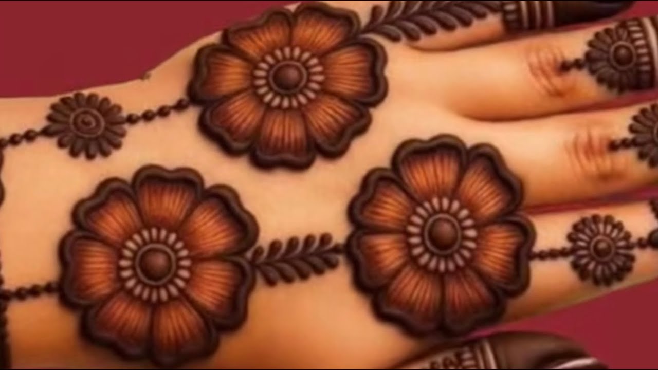 Holi special mahendi design | Very stylish beautiful backhand mahendi design | Easy mahendi design 