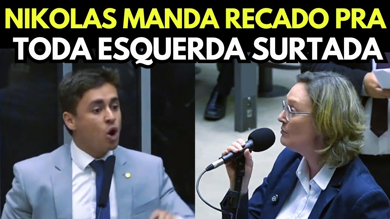 ESQUERDA SURTA COM BANDIDOS MORTOS E DEPUTADO NIKOLAS FERREIRA ACABA COM ELES NA TRIBUNA!!!
