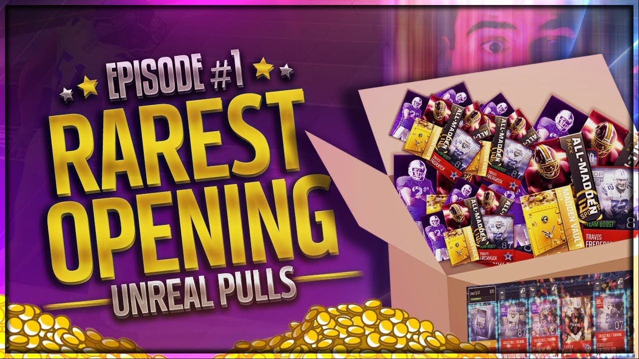 BEST RARE PACK EVER?! SECRET OPENING! MAKING MILLIONS! Madden Mobile 18 - Episode #1