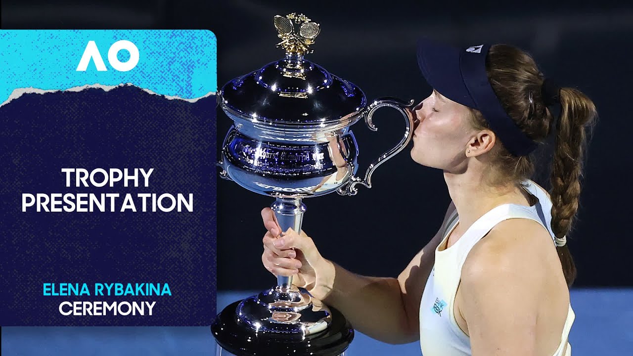 Womens' Singles Trophy Ceremony | Aryna Sabalenka v Elena Rybakina | Australian Open 2026