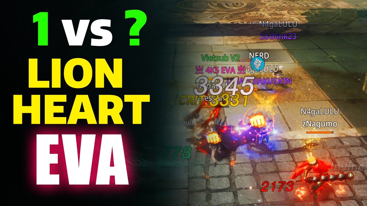 MIR4 PvP: 1 vs ??? – The Power of EVA LionHeart!