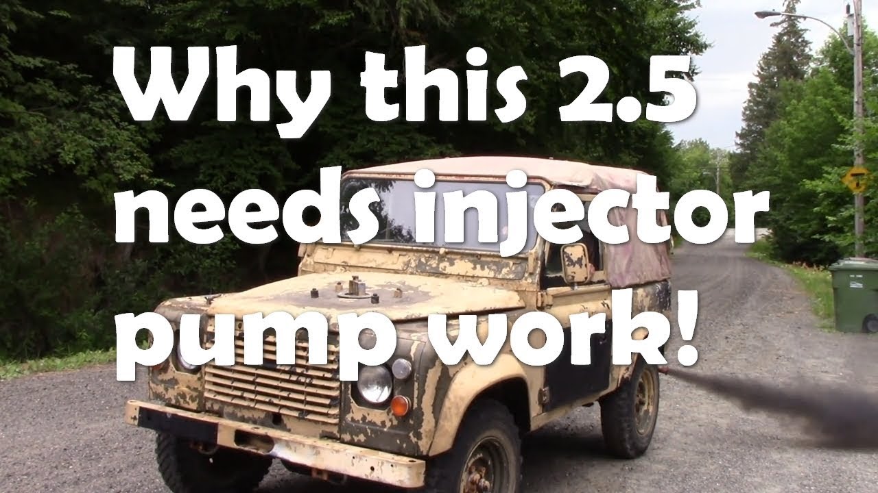2.5 NA diesel Defender. Why this injector pump has to be re calibrated from a Turbo to a NA