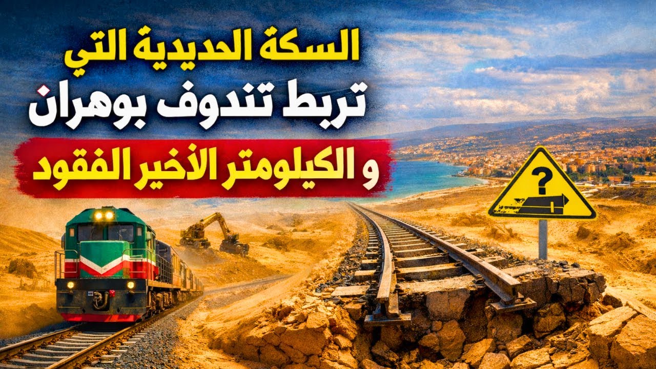 السكة الحديدية التي تربط تندوف بوهران و الكيلومتر الأخير المفقود
