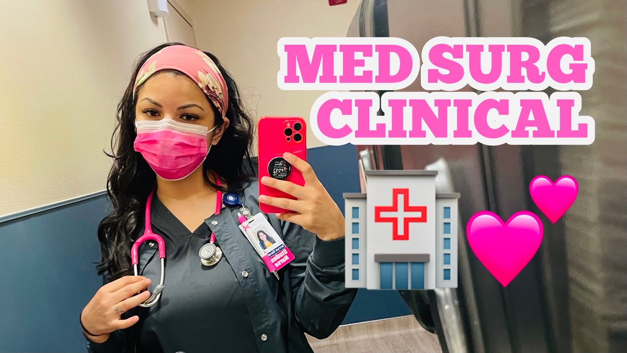 FIRST CLINICAL ROTATION ON MED SURG FLOOR! | NIGHTINGALE NURSING STUDENT
