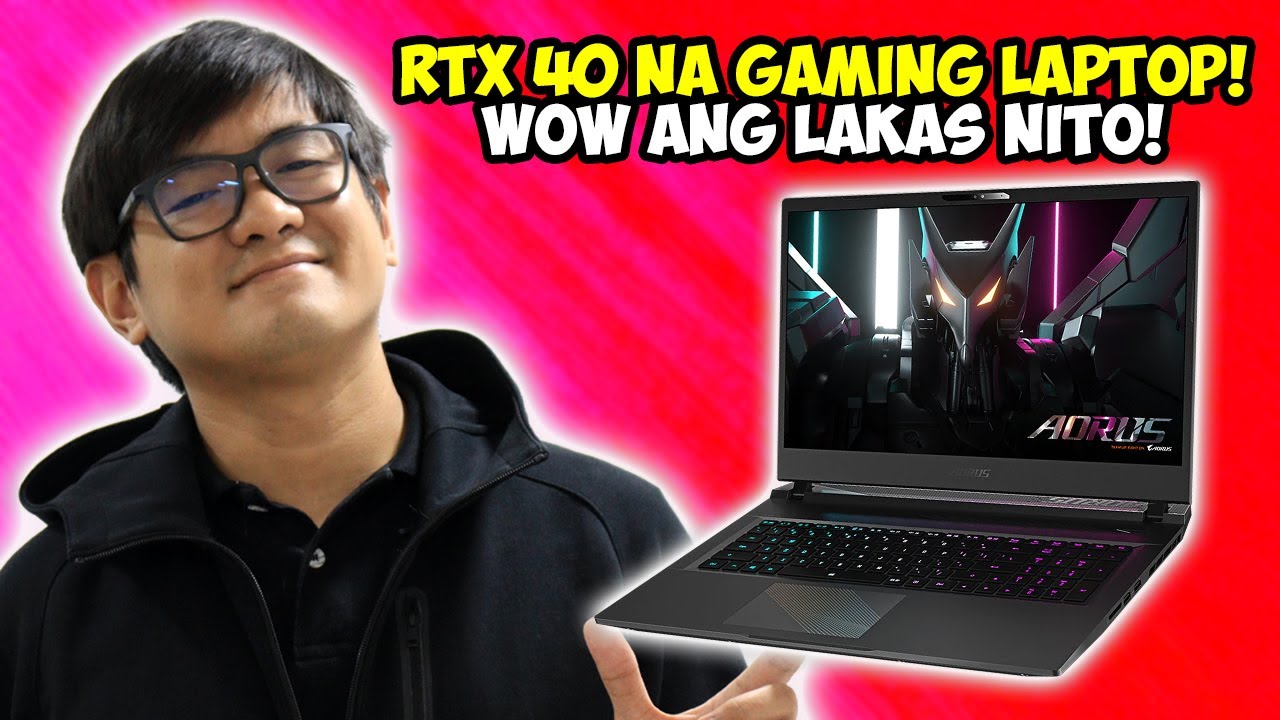 GAMING LAPTOP NAKA RTX 40 SERIES!? WOW ANG LAKAS! - Aorus 17 (2023)