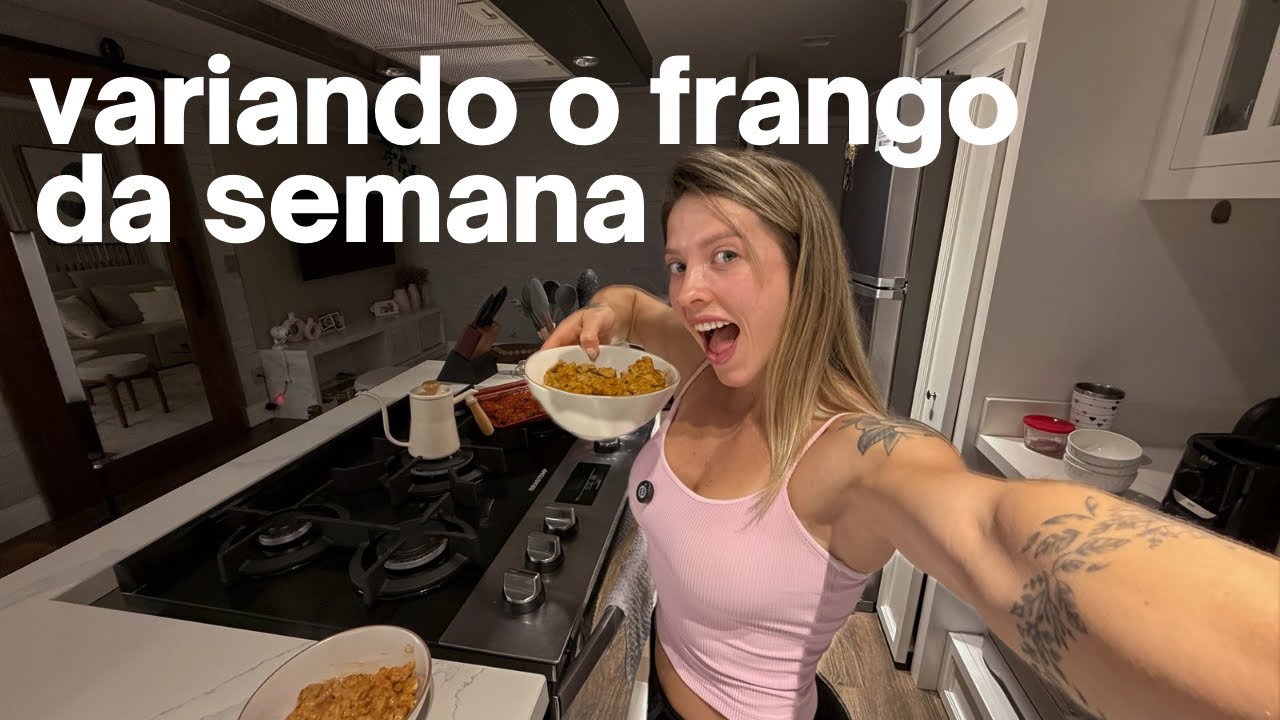 Como preparo meu frango da semana (3 jeitos FÁCEIS e gostosos).